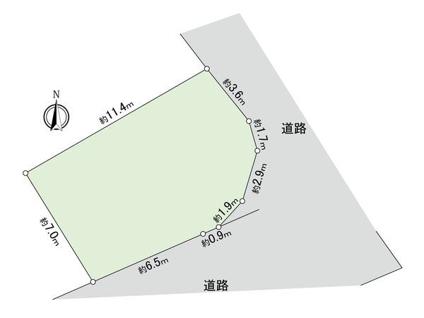 港北区日吉本町6丁目(土地) 区画図 港北区日吉本町6丁目(土地) 区画図