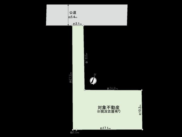 港北区日吉本町1丁目(土地) 区画図 港北区日吉本町1丁目(土地) 区画図