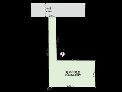 港北区日吉本町1丁目(土地) 区画図