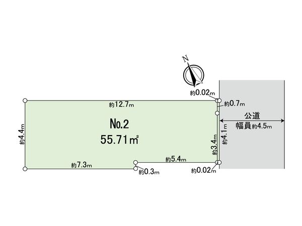 港北区高田西2丁目(土地2区画) 区画図 港北区高田西2丁目(土地2区画) 区画図