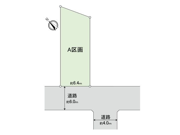 神奈川区松ケ丘(土地)A区画 区画図 神奈川区松ケ丘(土地)A区画 区画図