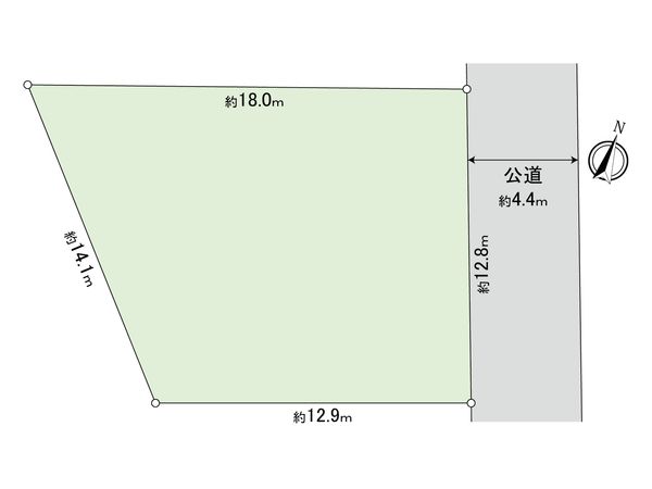 港北区日吉本町5丁目(土地) 区画図 港北区日吉本町5丁目(土地) 区画図