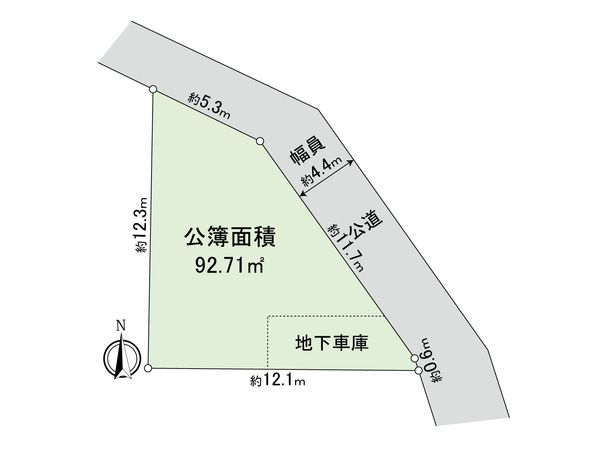 港北区日吉本町6丁目(土地) 区画図 港北区日吉本町6丁目(土地) 区画図