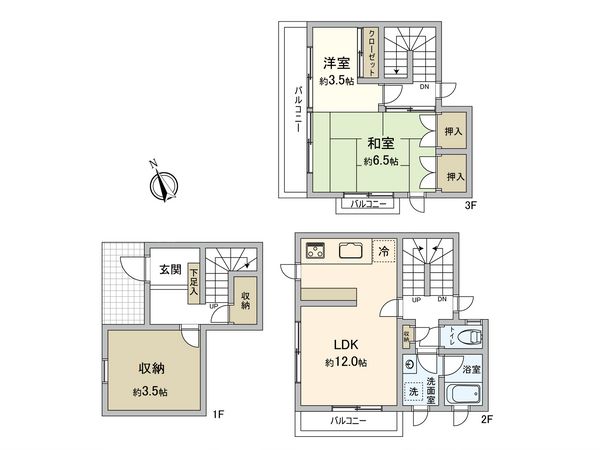 中原区井田2丁目(戸建) 間取図(平面図) 間取図(平面図)