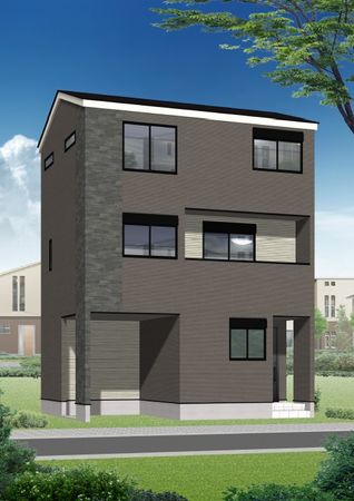 中原区木月4丁目(新築戸建) 外観パース図