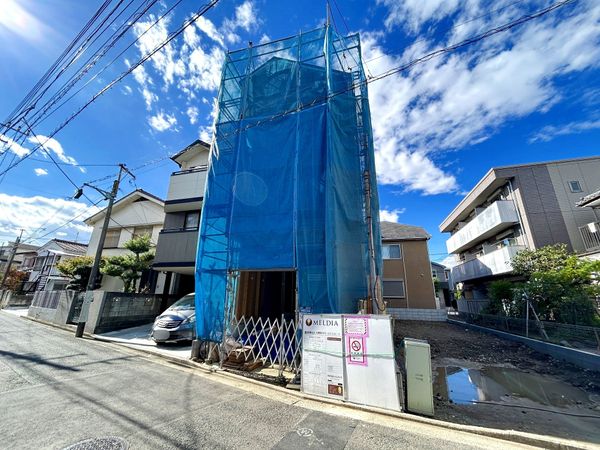 港北区大曽根2丁目(新築戸建) 前面道路含む外観 港北区大曽根2丁目(新築戸建) 前面道路含む外観