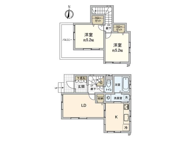 高津区久末(戸建) 間取図(平面図)