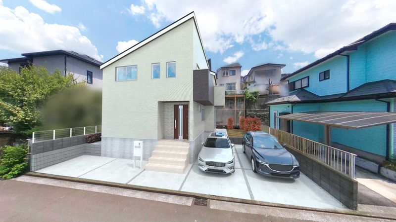 今宿2丁目(新築戸建) 外観パース図 今宿2丁目(新築戸建) 外観パース図