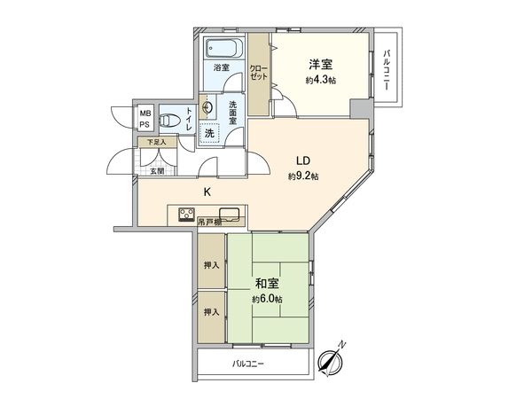 ニューウェルテラス 第1日吉 間取図(平面図) ニューウェルテラス 第1日吉 間取図(平面図)