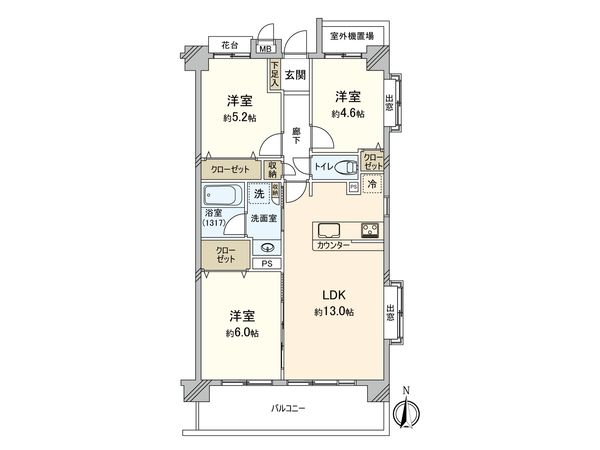 間取図(平面図)