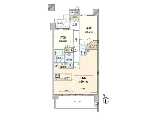 アリュール日吉本町レジデンス 間取図(平面図) 間取図(平面図)