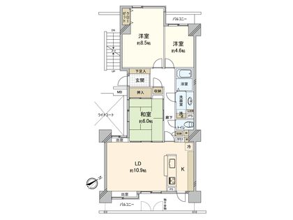 間取図(平面図)