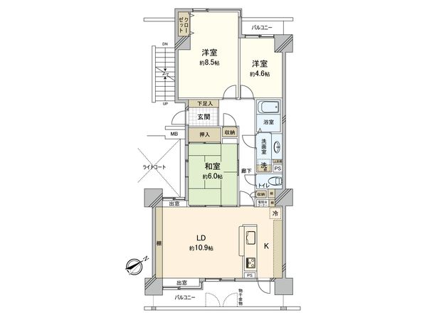 日吉ロイヤルマンション 間取図(平面図) 日吉ロイヤルマンション 間取図(平面図)