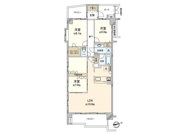 ヒューマンスクエア日吉ヒルテイジ 間取図(平面図) 間取図(平面図)
