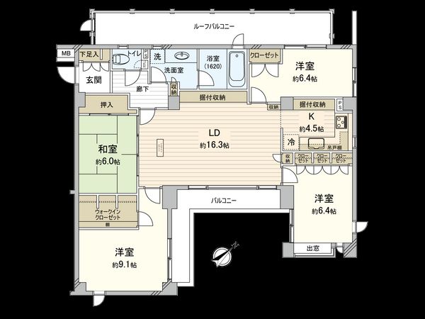 ジェイパーク日吉 間取図(平面図) ジェイパーク日吉 間取図(平面図)