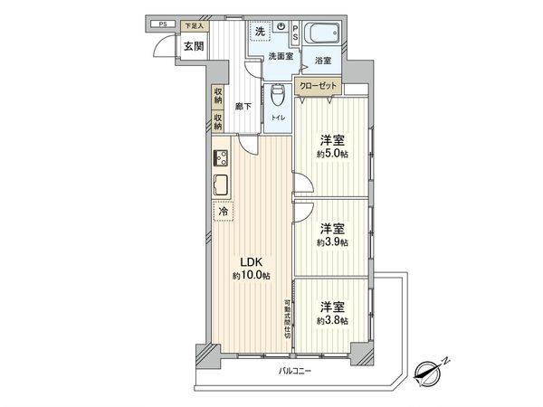 エスペランサ日吉 間取図(平面図) エスペランサ日吉 間取図(平面図)