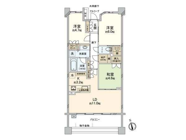 パークホームズ日吉本町 間取図(平面図) パークホームズ日吉本町 間取図(平面図)