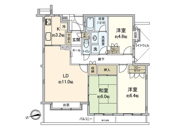 パークハイム日吉本町 間取図(平面図) パークハイム日吉本町 間取図(平面図)