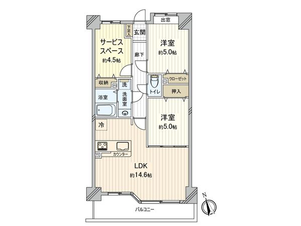 ナイスパークステージ日吉 間取図(平面図) ナイスパークステージ日吉 間取図(平面図)