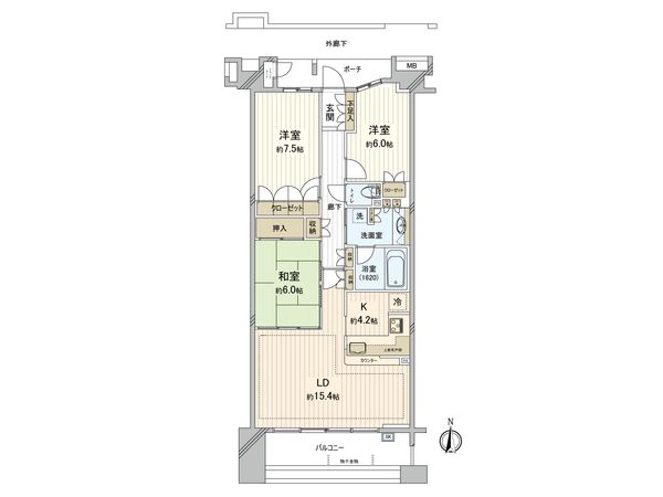 オーベル元住吉プレクシード 間取図(平面図) オーベル元住吉プレクシード 間取図(平面図)
