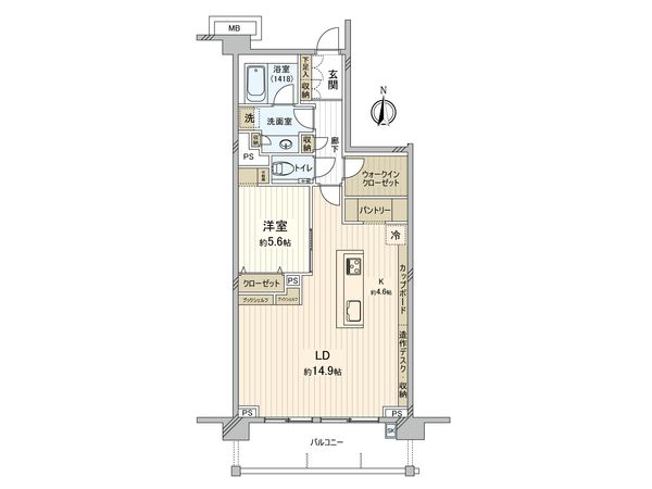 グランドメゾン元住吉 ノーステラス 間取図(平面図) グランドメゾン元住吉 ノーステラス 間取図(平面図)