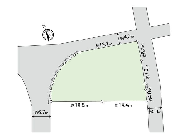 美しが丘3丁目 土地 区画図 美しが丘3丁目 土地 区画図