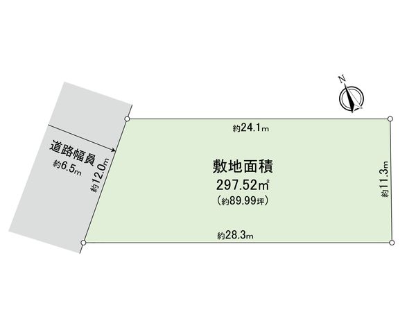 美しが丘2丁目土地 区画図 区画図