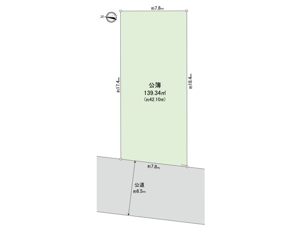 新石川4丁目 土地 区画図 新石川4丁目 土地 区画図