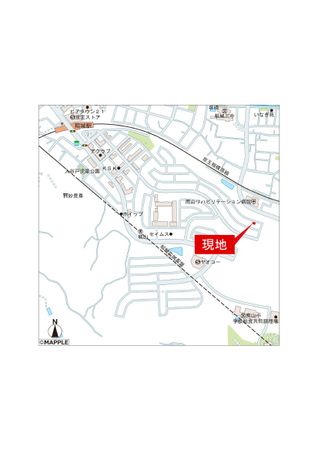 矢野口土地 稲城市南山東部土地区画整理事業地区内(仮換地) 地図 矢野口土地 稲城市南山東部土地区画整理事業地区内(仮換地) 地図