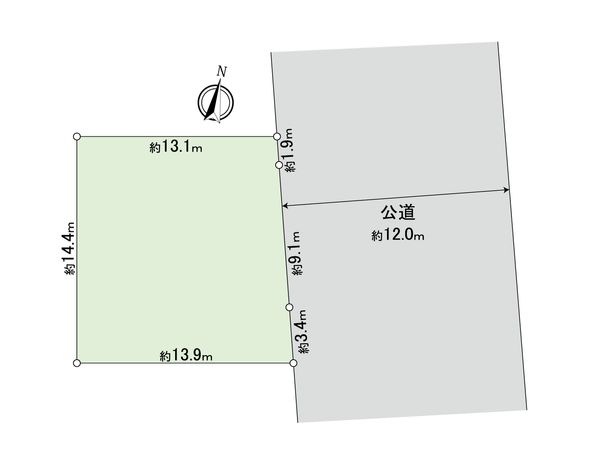 荏子田2丁目 土地 区画図 荏子田2丁目 土地 区画図
