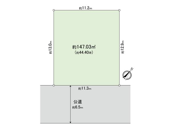 あざみ野南2丁目 土地(更地渡し) 区画図 あざみ野南2丁目 土地(更地渡し) 区画図