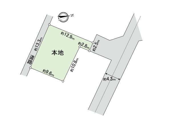 川崎市宮前区潮見台 土地 区画図 川崎市宮前区潮見台 土地 区画図
