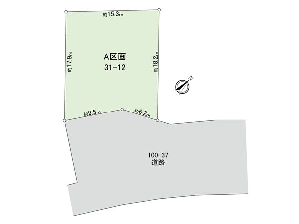 美しが丘2丁目土地 A区画 区画図 美しが丘2丁目土地 A区画 区画図
