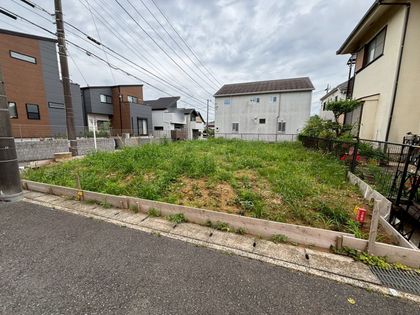 犬蔵1丁目 土地 前面道路含む外観