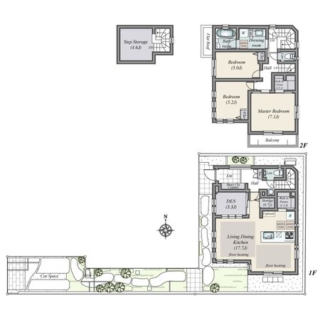 ファインコートたまプラーザコンフォートテラス 間取図(平面図) ファインコートたまプラーザコンフォートテラス 間取図(平面図)