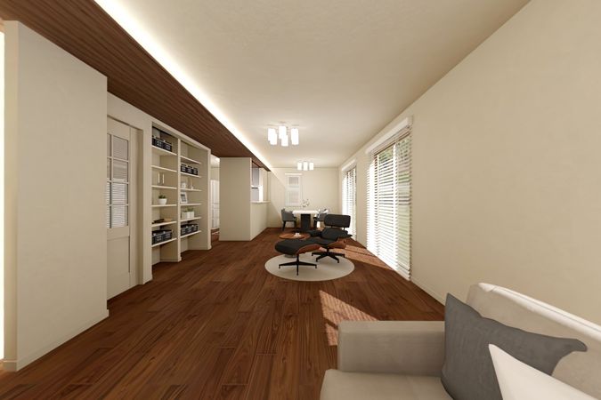 美しが丘2丁目 戸建 リビング