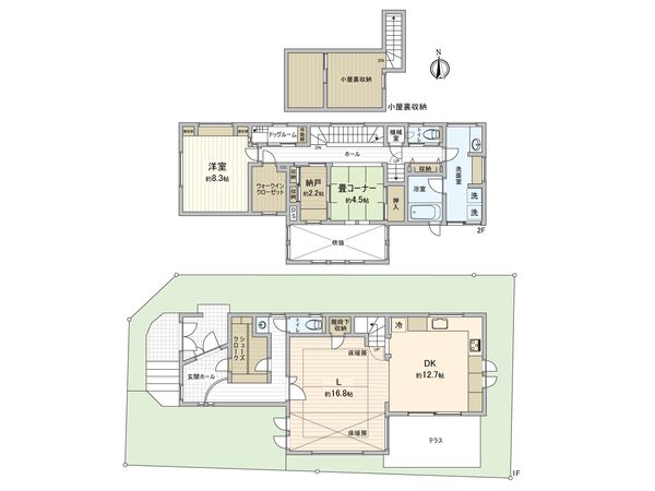 あざみ野南3丁目 戸建 間取図(平面図) あざみ野南3丁目 戸建 間取図(平面図)