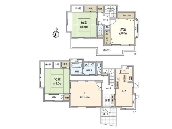 荏子田3丁目 戸建て 間取図(平面図) 荏子田3丁目 戸建て 間取図(平面図)