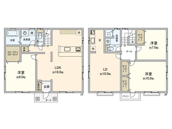 美しが丘西2丁目 戸建 間取図(平面図) 美しが丘西2丁目 戸建 間取図(平面図)