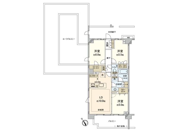 プレディアあざみ野 間取図(平面図) プレディアあざみ野 間取図(平面図)
