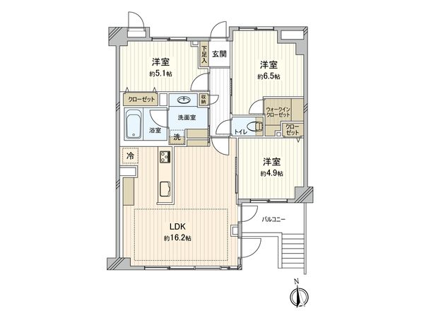 たまプラーザResidence 間取図(平面図) たまプラーザResidence 間取図(平面図)