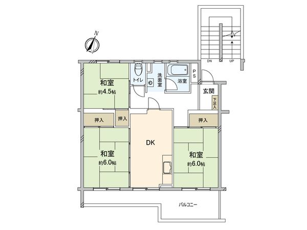 東急市が尾ドエリング 間取図(平面図) 間取図(平面図)