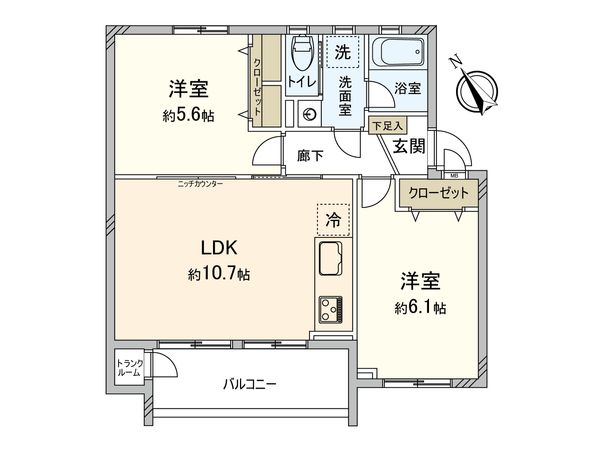 たまプラーザ団地 5街区9号棟 間取図(平面図) たまプラーザ団地 5街区9号棟 間取図(平面図)