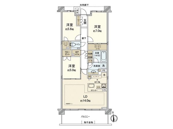 間取図(平面図)