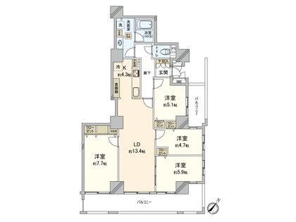 間取図(平面図)