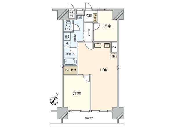 美しが丘ルピナス 間取図(平面図) 美しが丘ルピナス 間取図(平面図)
