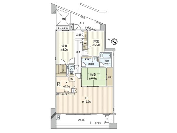 アルスたまプラーザD.ヒルズ 間取図(平面図)