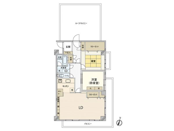 グリーンシティーたまプラーザ 間取図(平面図)