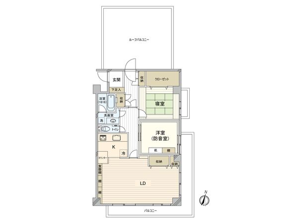 グリーンシティーたまプラーザ 間取図(平面図)