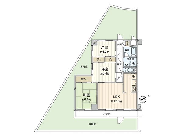 マイキャッスル鷺沼 間取図(平面図) マイキャッスル鷺沼 間取図(平面図)
